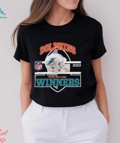 Miami Dolphins Winners Champions 2023 Super Wild Card NFL Divisional Helmet Logo T Shirt
