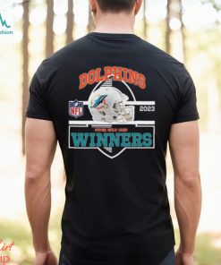 Miami Dolphins Winners Champions 2023 Super Wild Card NFL Divisional Helmet Logo T Shirt