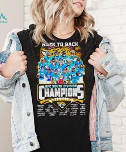Miami Dolphins back to back 2024 AFC South Division Champions signatures shirt