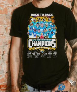 Miami Dolphins back to back 2024 AFC South Division Champions signatures shirt