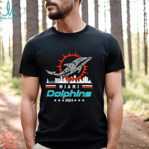 Miami Dolphins city roster 2024 shirt