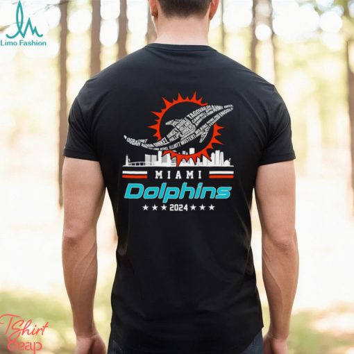 Miami Dolphins city roster 2024 shirt