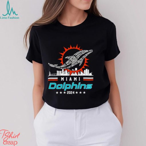 Miami Dolphins city roster 2024 shirt