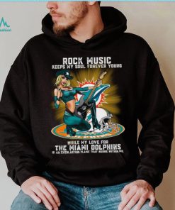 Miami Dolphins rock music keep my soul forever young shirt