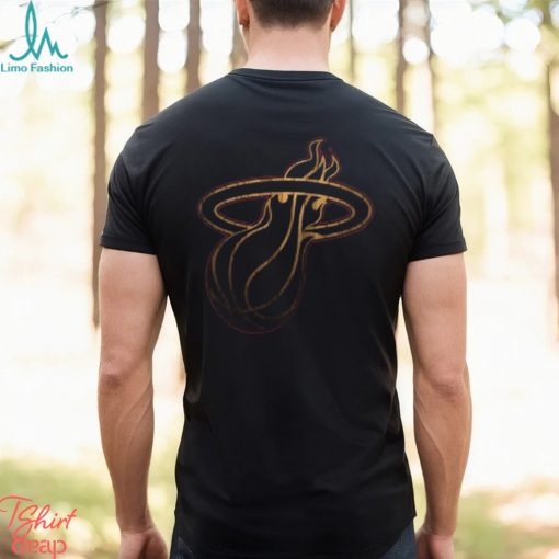 Miami Heat Fanatics Branded Black Hardwood T Shirt