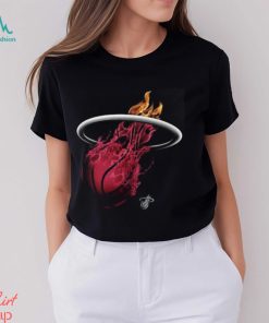 Miami Heat Fanatics Branded Black Midnight Mascot T Shirt