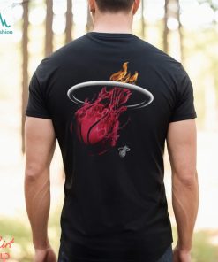Miami Heat Fanatics Branded Black Midnight Mascot T Shirt