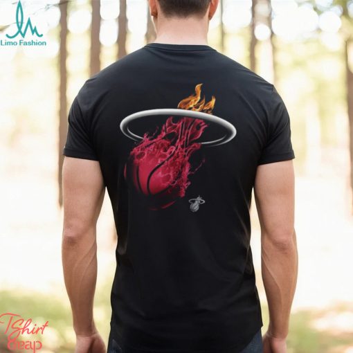 Miami Heat Fanatics Branded Black Midnight Mascot T Shirt
