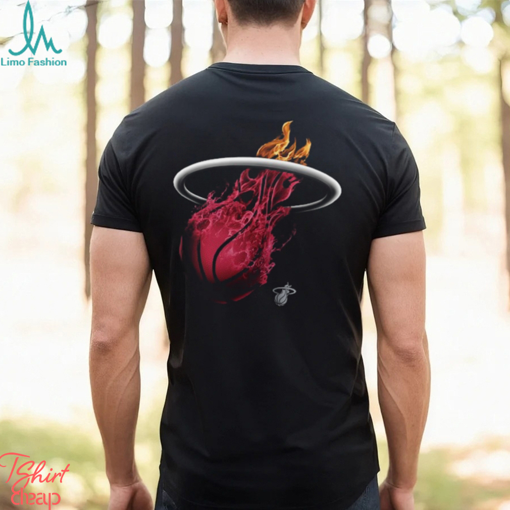Miami Heat Fanatics Branded Black Midnight Mascot T Shirt Miami Heat Fanatics Branded Black Midnight Mascot T Shirt
