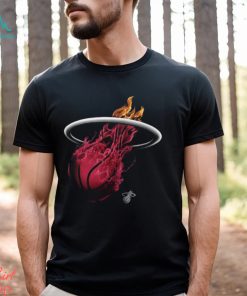 Miami Heat Fanatics Branded Black Midnight Mascot T Shirt