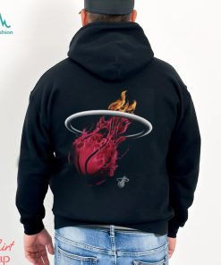 Miami Heat Fanatics Branded Black Midnight Mascot T Shirt