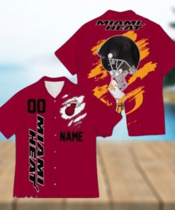 Miami Heat Sports NBA Hawaiian Shirt Custom Name Number