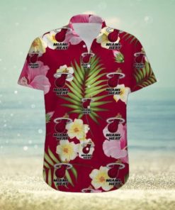 Miami Heat Summer Floral leaf hot hawaiian Shirt