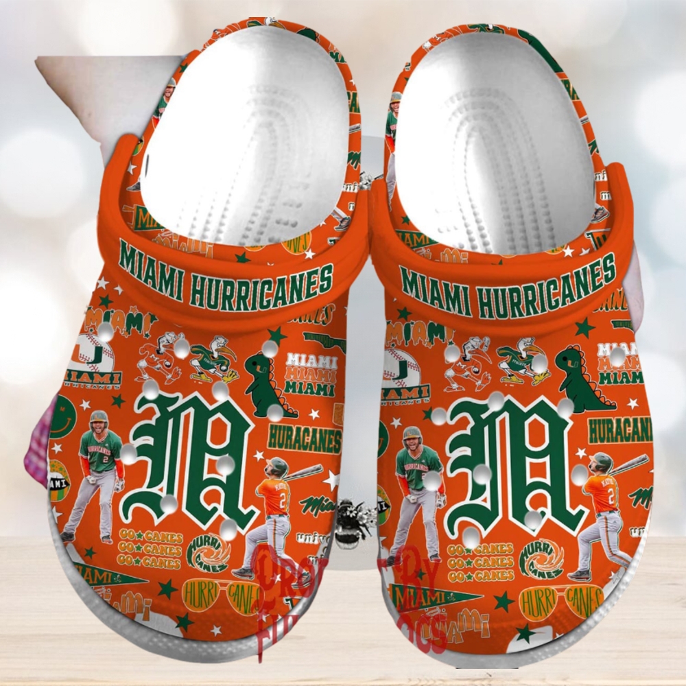 Miami Hurricanes Baseball NCAA Crocs For Adults Miami Hurricanes Baseball NCAA Crocs For Adults