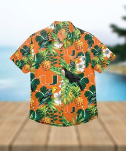 Miami Hurricanes Floral Hawaiian Shirt