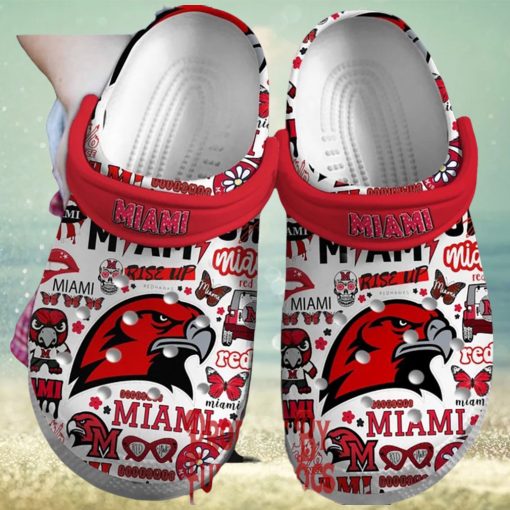 Miami RedHawks Football Crocs Shoes