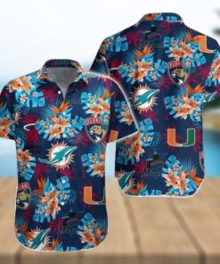 Miami city all Sport Teams hot Hawaiian Shirt, dolphins, heat