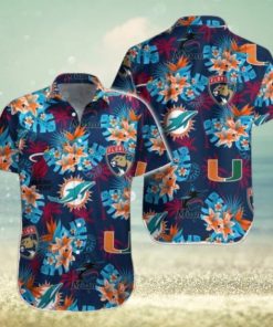 Miami city all Sport Teams hot Hawaiian Shirt, dolphins, heat