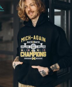 Mich Again Back2back Cup 2022 2023 Big Champions T shirt For Fans