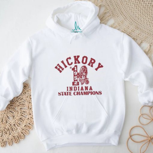 Michael Lombardi Wearing Hickory 1952 Indiana State Champions Shirt