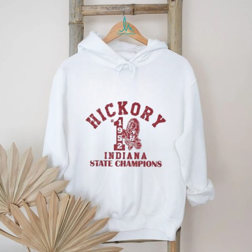 Michael Lombardi Wearing Hickory 1952 Indiana State Champions Shirt