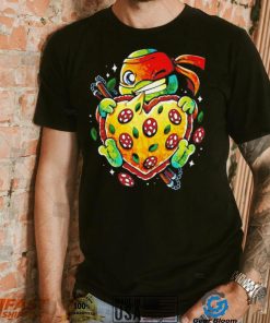 Michelangelo Teenage Mutant Ninja Turtles love pizza shirt