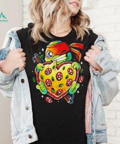 Michelangelo Teenage Mutant Ninja Turtles love pizza shirt