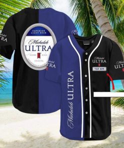 Michelob Ultra Customized Logo White Casual Baseball Jersey