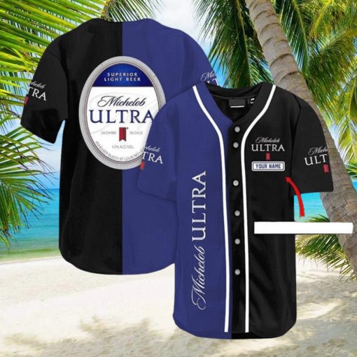 Michelob Ultra Customized Logo White Casual Baseball Jersey