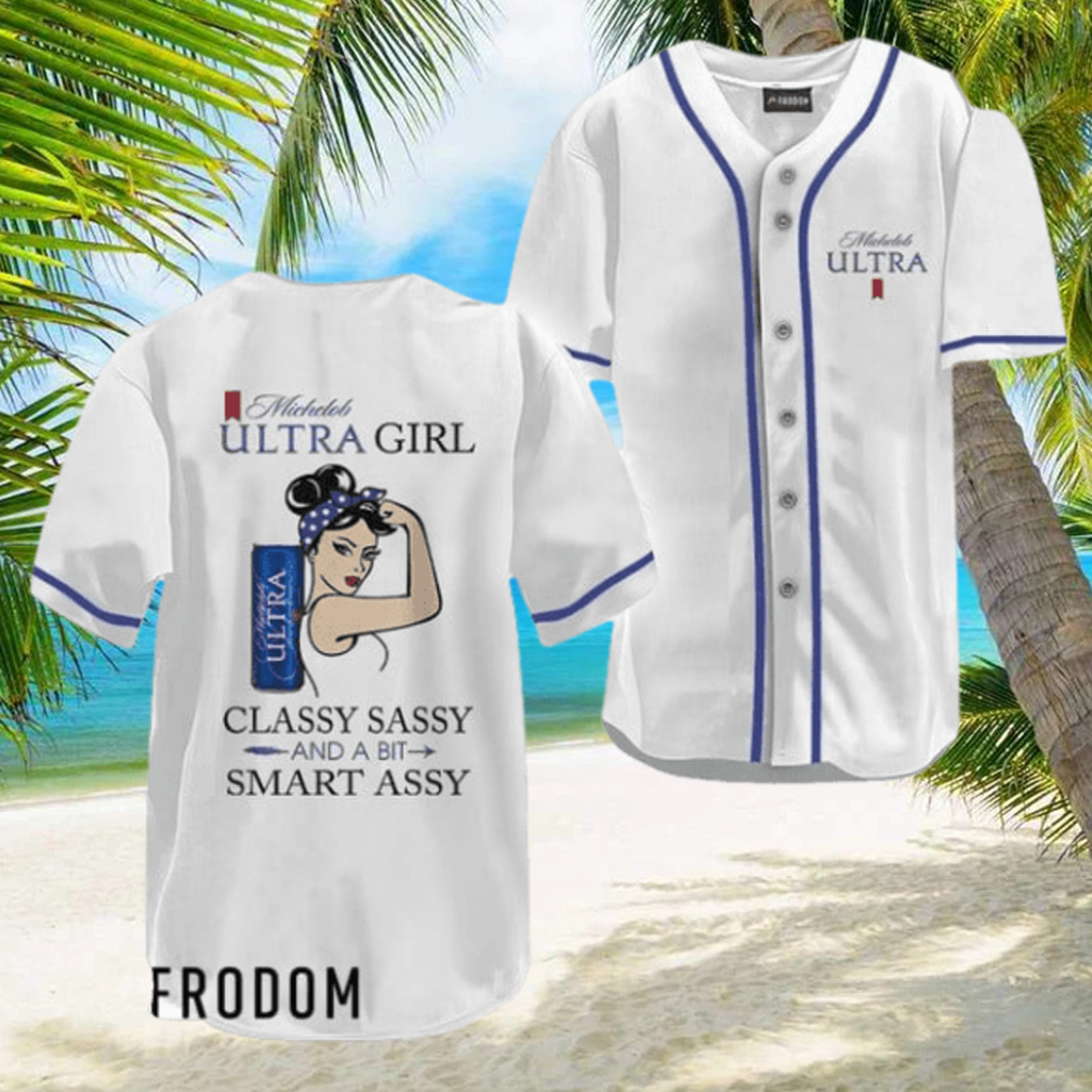 Michelob Ultra Sassy Classy Baseball Jersey Michelob Ultra Sassy Classy Baseball Jersey