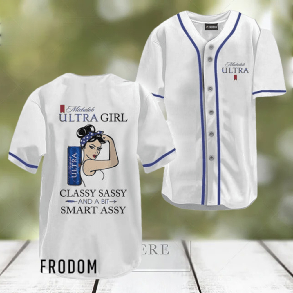 Michelob Ultra Sassy Classy Baseball Jersey Michelob Ultra Sassy Classy Baseball Jersey