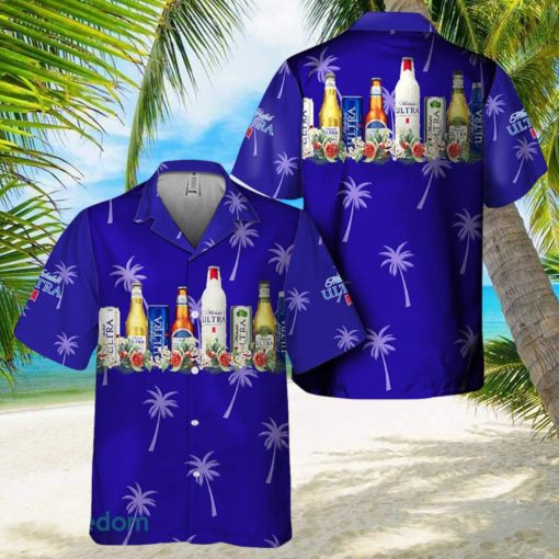 Michelob Ultra Tropical Liquor Paradise Hawaiian Shirt