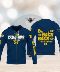 Michigan 2023 Big Ten Football Conference Champions Hoodie