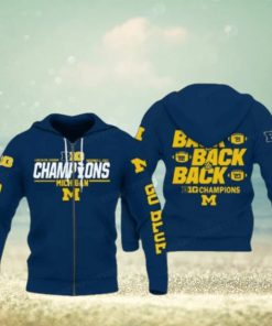 Michigan 2023 Big Ten Football Conference Champions Hoodie
