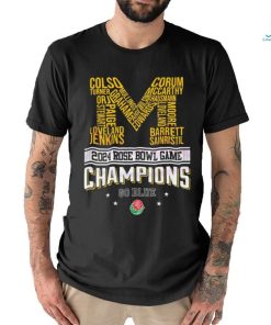 Michigan 2024 Rose Bowl Champions Go Blue Shirt
