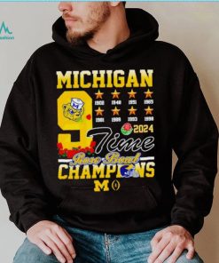 Michigan 2024 time Rose Bowl Champions shirt