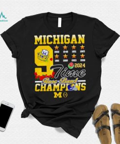 Michigan 2024 time Rose Bowl Champions shirt