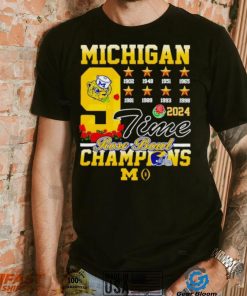 Michigan 2024 time Rose Bowl Champions shirt