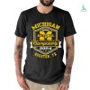 National Champions 2024 Mascot Michigan Wolverines Logo Skyline T Shirt