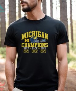 Michigan Football 2023 Big Ten Champions Back to Back Shirt Hoodie   Michigan 2023 Big Ten Championships T Shir