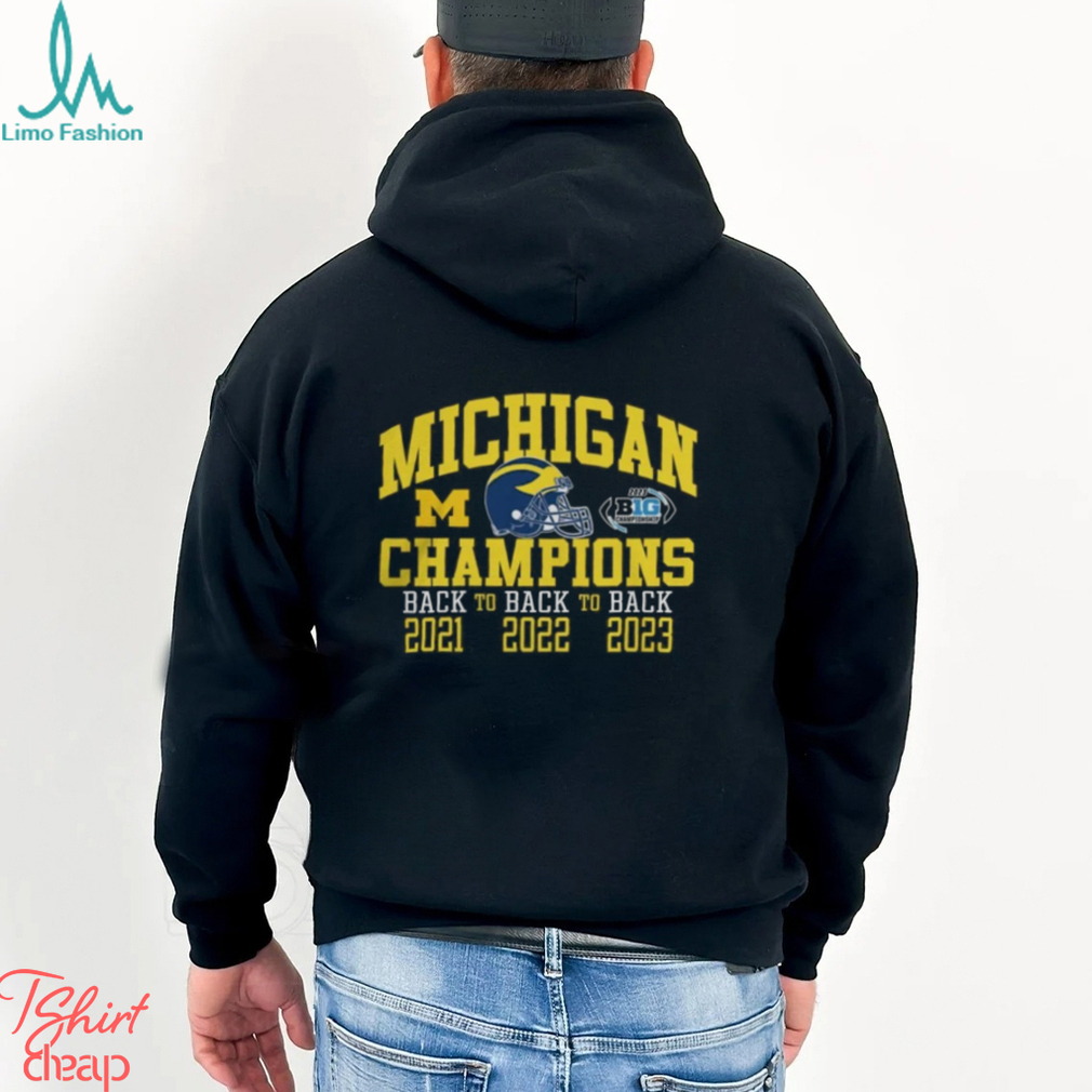 Michigan Football 2023 Big Ten Champions Back to Back Shirt Hoodie Michigan 2023 Big Ten Championships T Shir Michigan Football 2023 Big Ten Champions Back to Back Shirt Hoodie Michigan 2023 Big Ten Championships T Shir