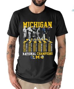 Michigan Football Legends Coach National Champions Time Shirt