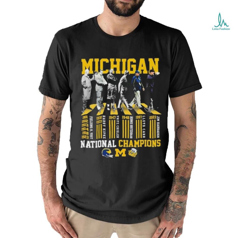 Michigan Football Legends Coach National Champions Time Shirt Michigan Football Legends Coach National Champions Time Shirt