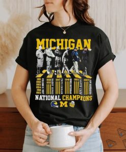 Michigan Football Legends Coach National Champions Time Shirt