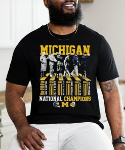 Michigan Football Legends Coach National Champions Time Shirt