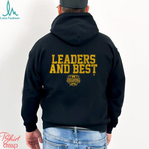 Michigan Football National Champs Leaders And Best 2023 Shirt