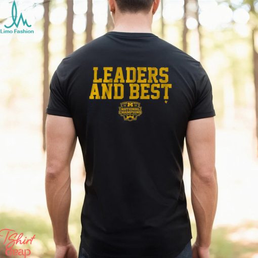 Michigan Football National Champs Leaders And Best 2023 Shirt