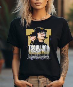 Michigan Football Thank You Coach Harbaugh Thank You For The Memories Signature shirt