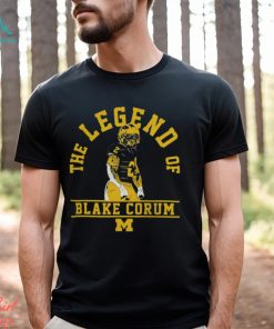 Michigan Football The Legend Of Blake Corum T Shirt, hoodie, sweater, long sleeve and tank top Michigan Football The Legend Of Blake Corum T Shirt