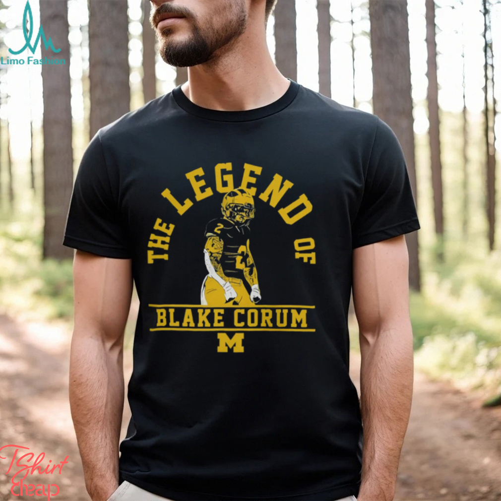 Michigan Football The Legend Of Blake Corum T Shirt Michigan Football The Legend Of Blake Corum T Shirt